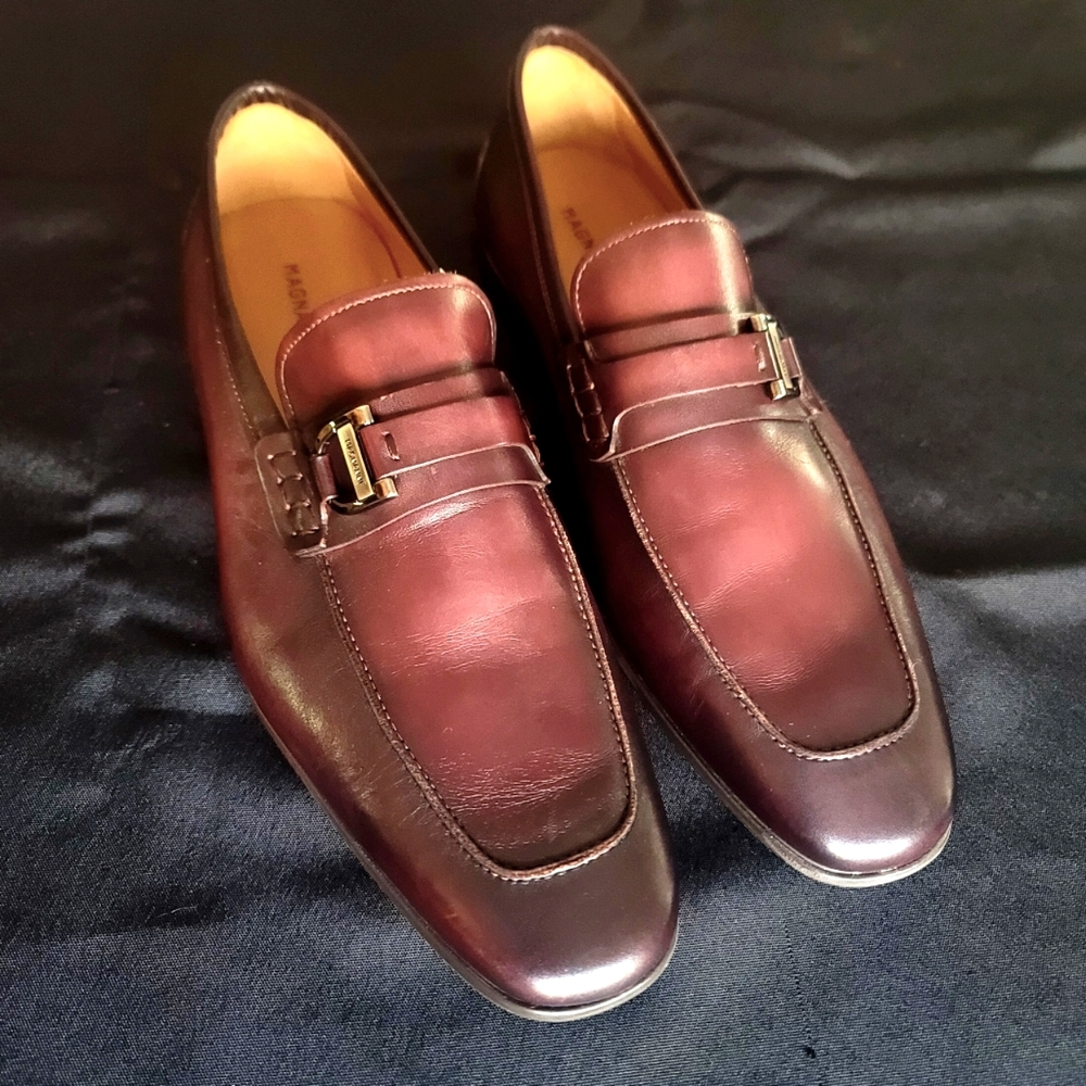 Magnanni "Raso II"  Brown Calf-Skin Leather Slip-On Loafers